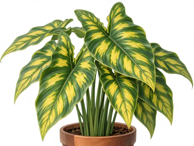 白鹤芋叶片发黄？定期转盆，看叶态，轻松养出油绿好状态