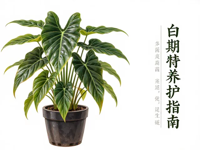 白鹤芋养护指南，定期转盆防偏冠，多菌灵杀菌促生长