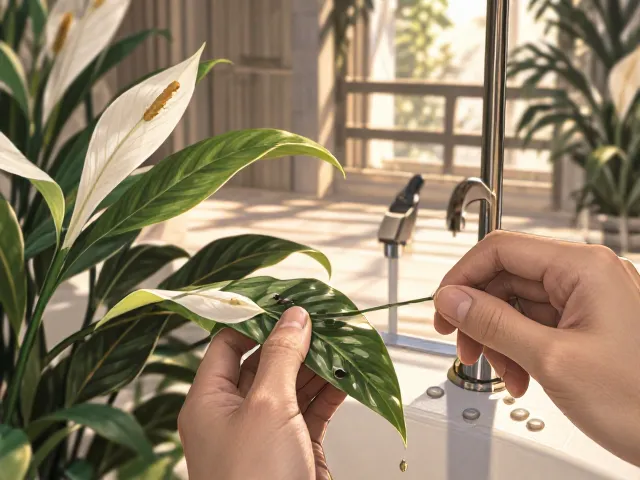 白鹤芋长蚜虫怎么办？浴室洗手间养护避坑指南