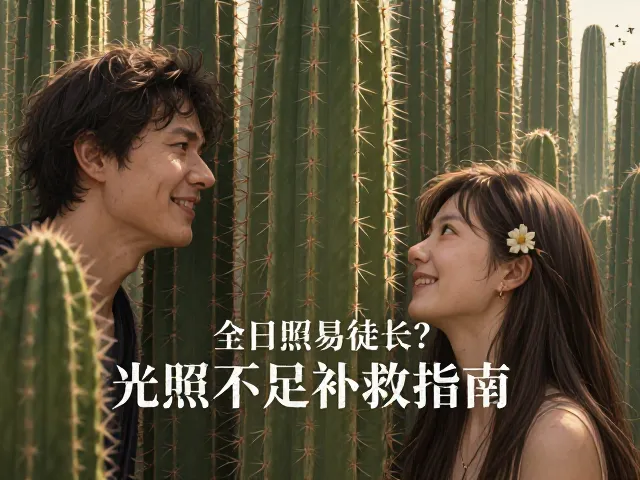 仙人掌全日照易徒长？光照不足补救指南