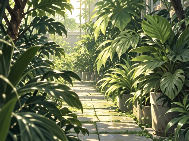 观叶植物光照指南，隔离防杂技巧，养出纯净叶色