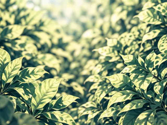 观叶植物光照指南，隔离防杂技巧，养出纯净叶色