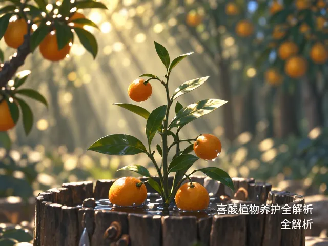 春季金桔萌芽光照指南，喜酸植物养护全解析