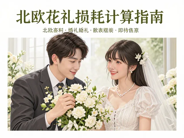北欧简约婚礼花材损耗计算指南,省钱又出片