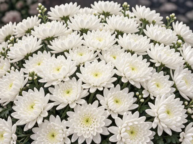 北欧简约风白菊哀悼花束,主花突出寄托深切思念