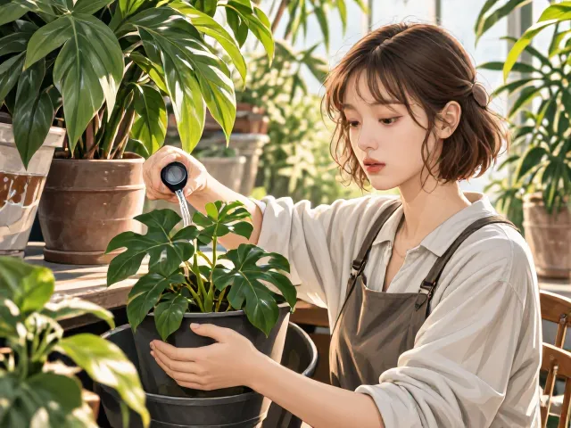 北欧简约风绿植养护，定期换水技巧与季节性价格波动解析