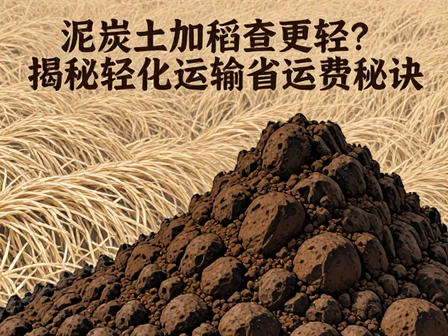 泥炭土加稻壳更轻？揭秘轻量化运输省运费秘诀
