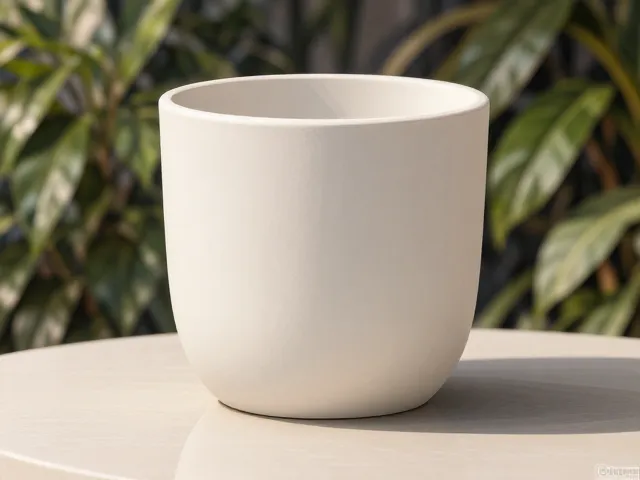 简约现代磨砂陶瓷花盆,ins风家居装饰与绿植养护指南