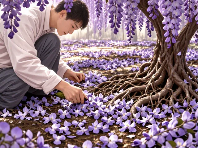 紫藤秋季落叶怎么清理?花期延迟的补救技巧与养护指南