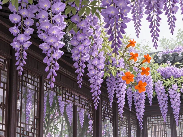 紫藤与凌霄花区别，草质藤本植物识别及养护全指南