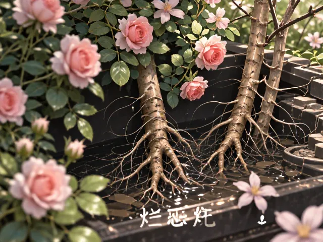 藤本月季与铁线莲根部积水烂根怎么办?急救与预防全攻略