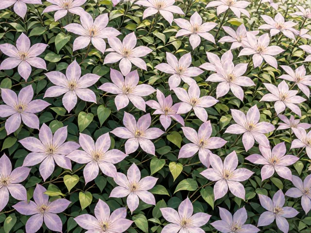 铁线莲只长叶不开花？别慌，坚韧顽强也能爆盆，3招教你促花