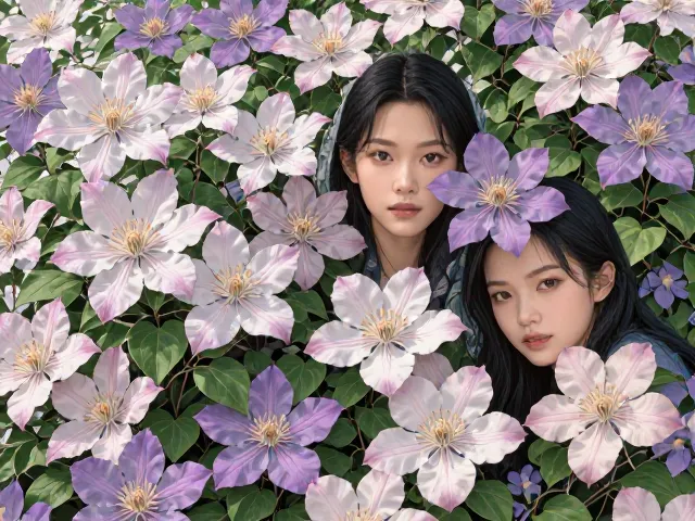 铁线莲只长叶不开花？别慌，坚韧顽强也能爆盆，3招教你促花