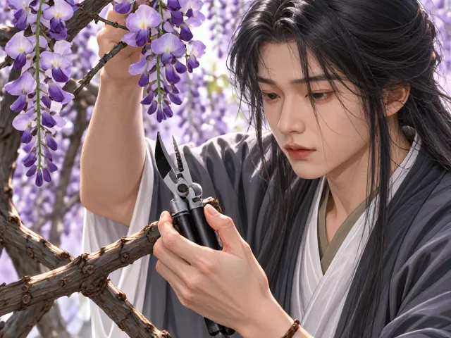 紫藤施肥促花秘籍，园艺苗木养护指南，花开满藤不烂根