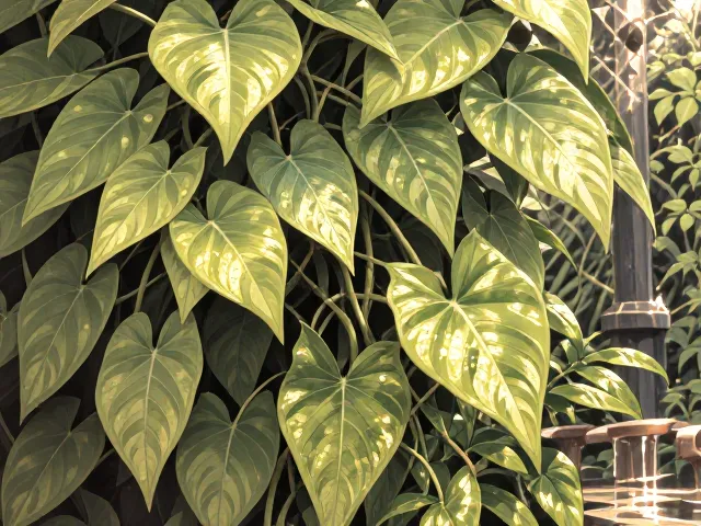 合果芋冬季养护,藤本植物减少浇水防烂根