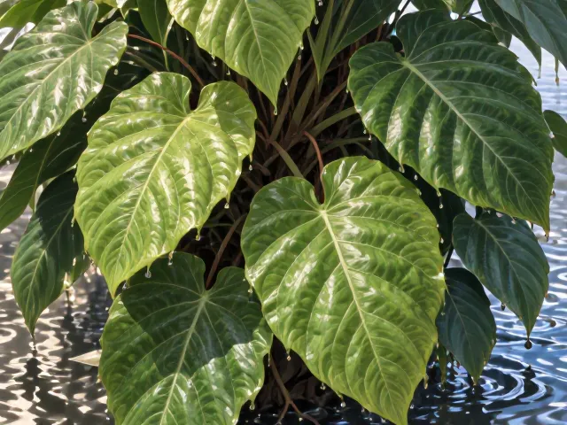 合果芋白粉病怎么处理?避免积水烂根,3招让叶片恢复翠绿