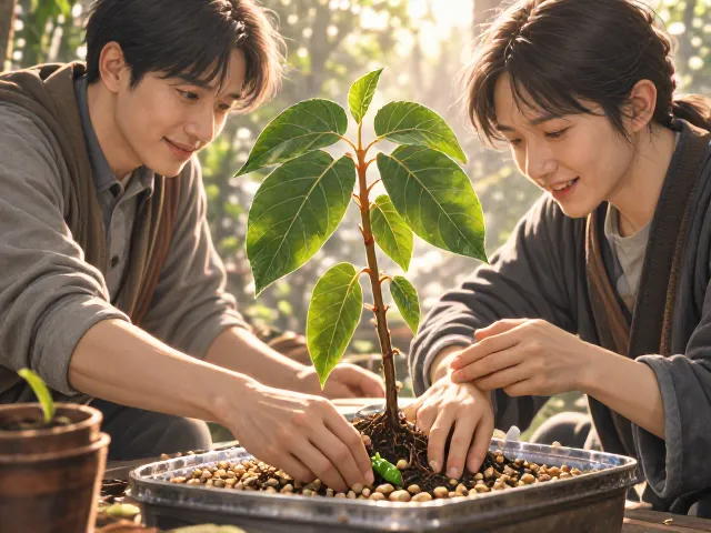 合果芋播种繁殖全攻略,高观赏性叶片的培育技巧