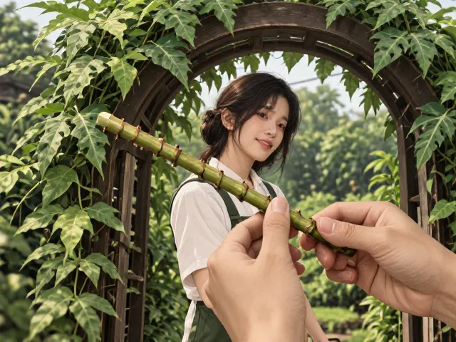合果芋压条繁殖教程,打造花架拱门覆盖效果