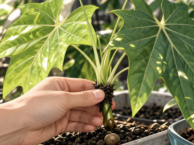 合果芋分株繁殖技巧,手把手教你轻松爆盆