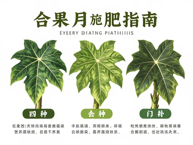 合果芋生长期每月施肥指南,打造自然和谐绿意