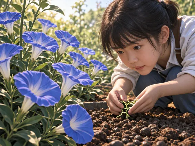 牵牛花在生态保护区如何冬季防寒保暖？专家揭秘养护技巧