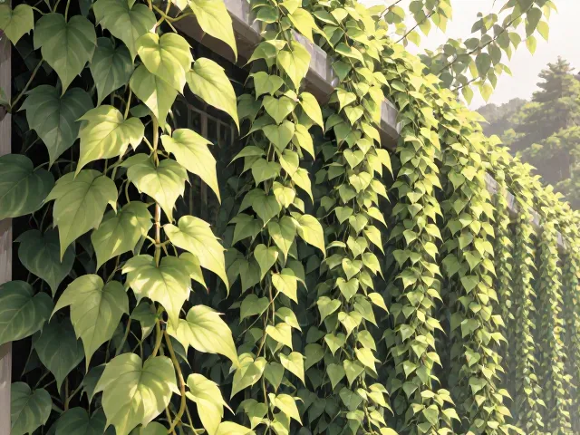 爱之蔓四季常青,攀援引导技巧让垂吊更茂盛