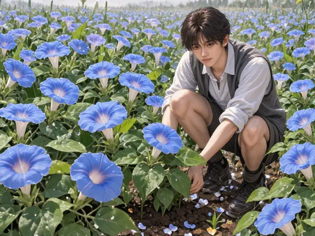 牵牛花雨季移栽成活率高?覆盖面积大,新手也能种出花海