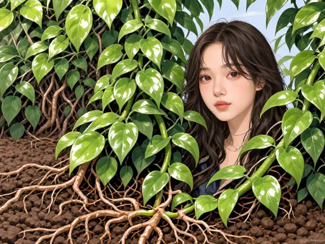 爱之蔓怎么养？弱酸性土壤，宁干勿湿，叶片油绿爆盆不烂根