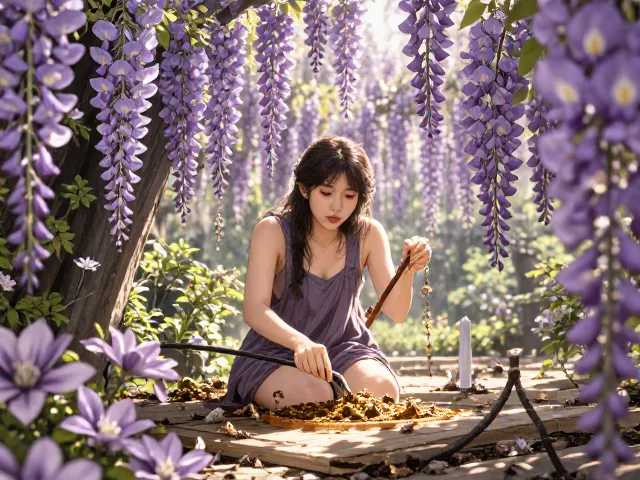 紫藤铁线莲施肥促花技巧,黄金比例与关键时机