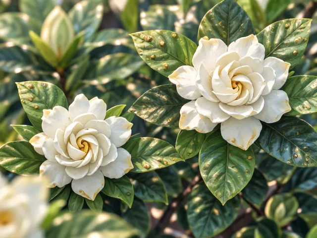 栀子花白粉病怎么治?耐寒性强易养护,3步解决病害问题