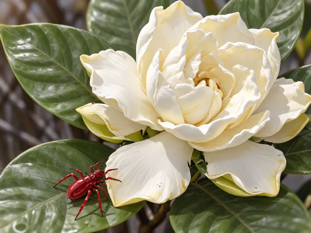 栀子花冬季防冻保暖,红蜘蛛蚜虫防治全攻略