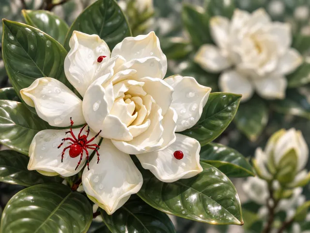 栀子花冬季防冻保暖,红蜘蛛蚜虫防治全攻略