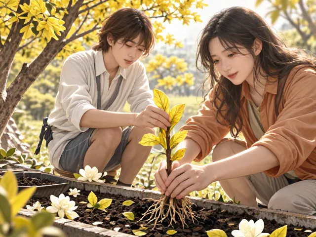 栀子花黄叶烂根?调好土壤pH值,防积水保根系