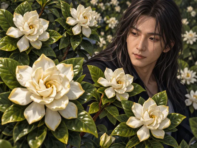 栀子花秋季促花保叶，忌浓肥烧根，牢记这3点长势旺