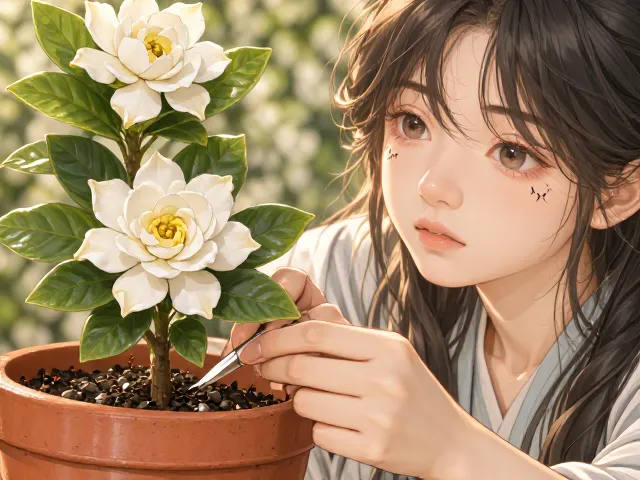 栀子花嫁接育苗技巧，高效防治红蜘蛛与蚜虫全攻略