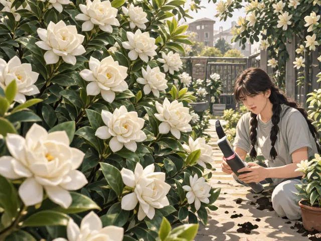 栀子花庭院点缀,微酸性至中性土养护指南
