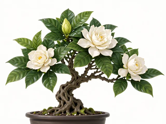 栀子花盆景素材珍贵?叶色深绿才是极品,新手必藏!