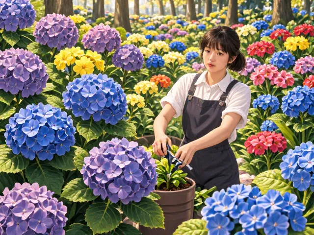 绣球花,报春使者花大色艳,四季养护指南