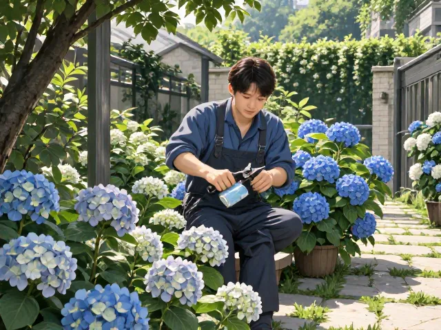 绣球花月季庭院孤植怎么选?高颜值搭配技巧与养护指南