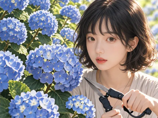 绣球花春季开花后怎么剪?掌握轻剪技巧,促发新枝再爆花
