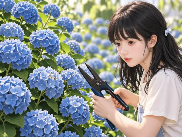 绣球花春季开花后怎么剪?掌握轻剪技巧,促发新枝再爆花