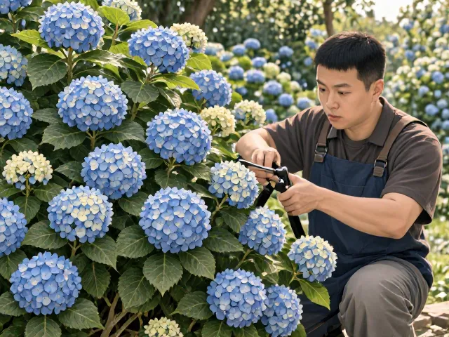 绣球花修剪过度还能救吗?利用分枝能力强特性,快速恢复株型