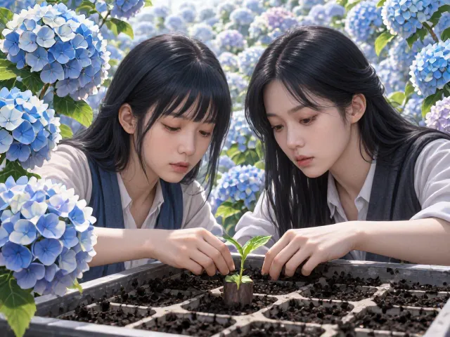 绣球花播种育苗指南,白粉病预防全攻略,新手必看