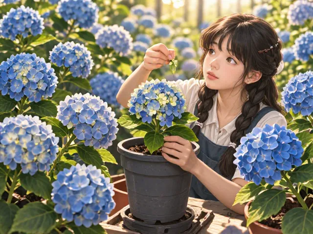 绣球花播种育苗全攻略，盆栽观赏技巧与开花秘籍