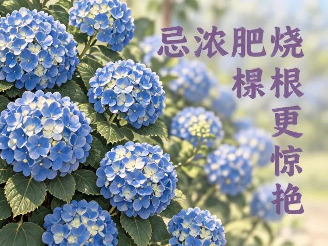 绣球花忌浓肥烧根,观果点缀更惊艳!