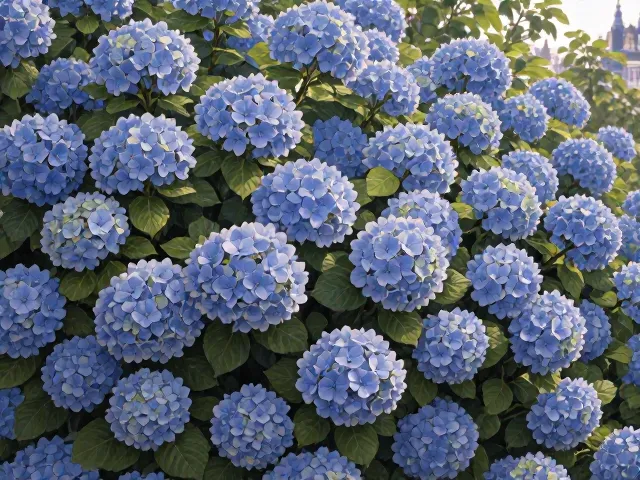 绣球花控株型却忽视冬季防寒?3招让来年花开爆盆