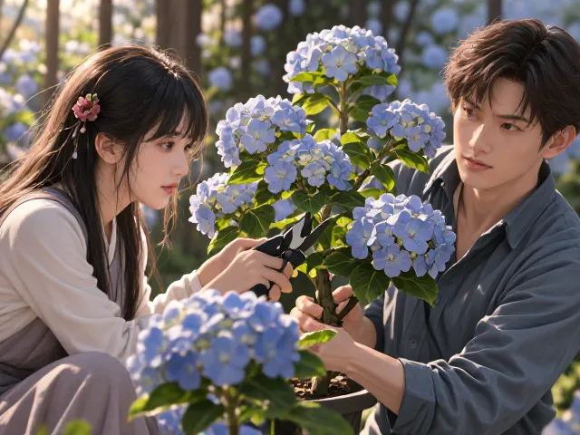 绣球花怎么控株型?高洁品格养成指南