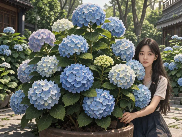 绣球花怎么控株型?高洁品格养成指南