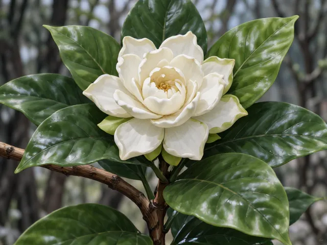 栀子花茎干木质化、叶色深绿是好事?详解健康特征与养护要点