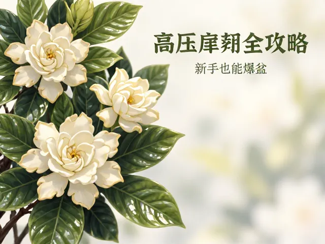 栀子花革质叶养护，高压繁殖全攻略，新手也能爆盆